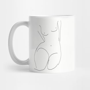 Picasso Line Art - Female body Mug